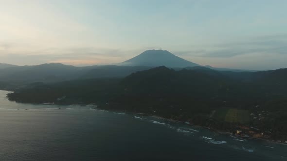 Sunset on the Sea Coast alt