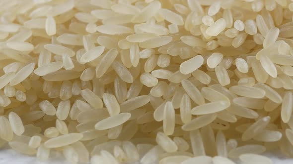 close up of basmati rice food background