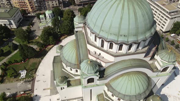 Saint Sava Temple Belgrade Serbia alt