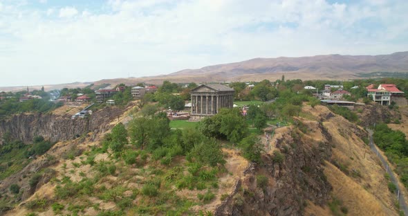 The temple in Garni is a pagan temple in Armenia.