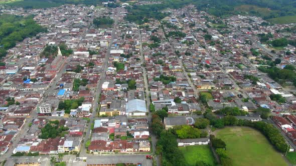 Coffee town in Colombia alt