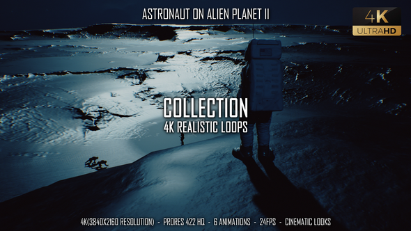 Astronaut On Alien Planet II