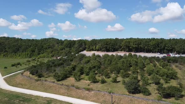 Aerial View of a Forest in the Kudykina Gora Park, Lipetsk Region, Russia