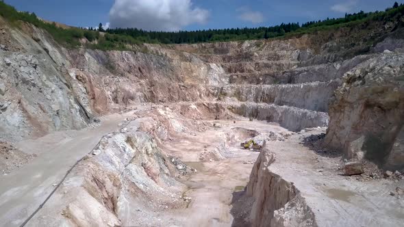 Aerial Over Stone Mine