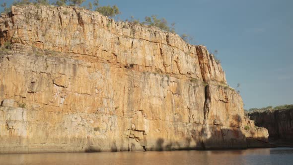 Early Morning Shot of the Cliff Known As Jeddas Leap in Katherine Gorge alt