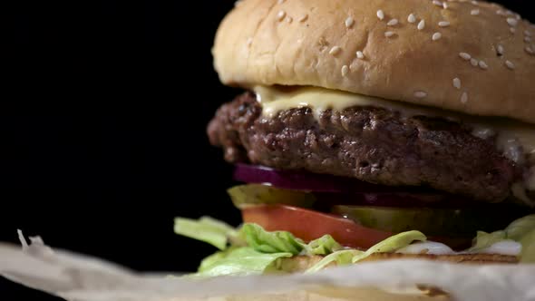 Close-up of Burger. alt