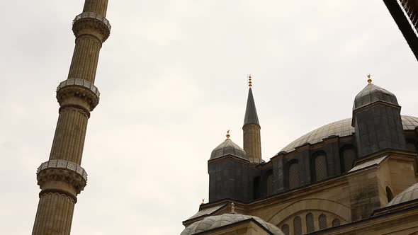 Edirne Ottoman Magnificent Selimiye Mosque Timelapse  alt
