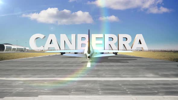 Commercial Airplane Landing Capitals And Cities   Canberra