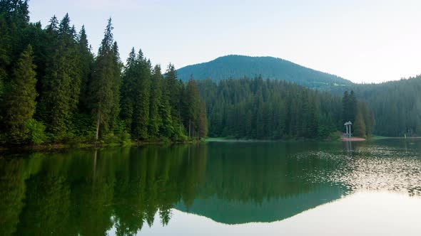 Beautiful Nature and a Wonderful Landscape with Lush Green Forests and Vegetation Around the Pearl