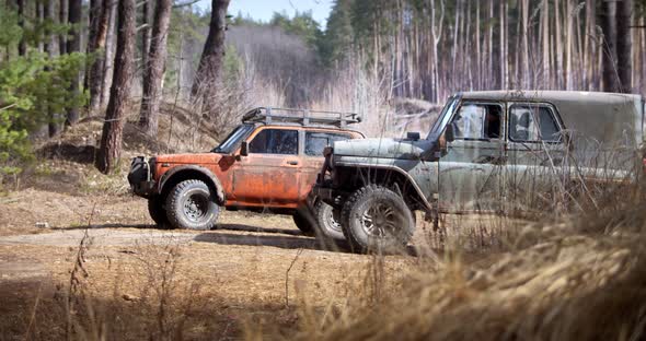 Off Road Car Niva Uaz