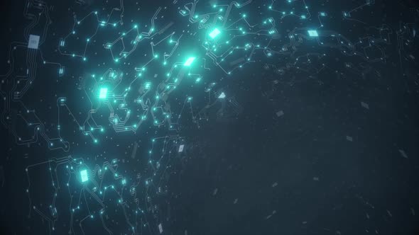 Representation Of Sending Data Over Fiber Optic Internet Tunnel 4k alt