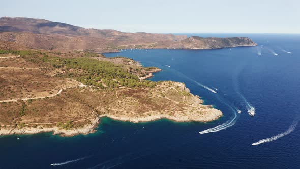 Drone Over Coastline Of Cap De Creus alt