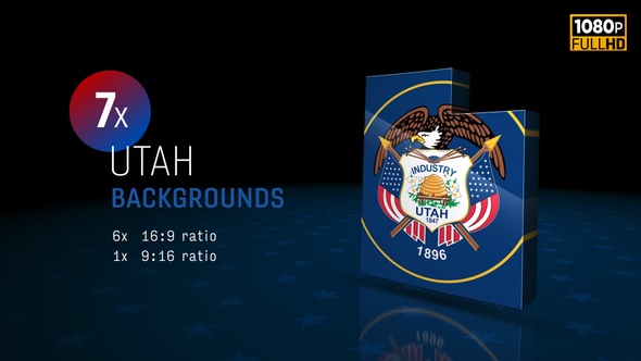 Utah State Election Background HD - 7 Pack