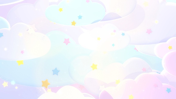 Stars And Clouds Background by tykcartoon | VideoHive