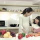 Mother cooking with daughter - VideoHive Item for Sale