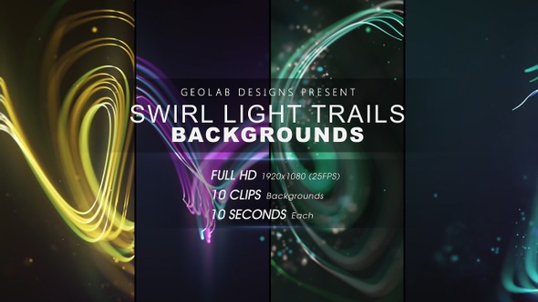 Download Swirl Light Trails Backgrounds L Colorful Trails Backgrounds L Flow Lines Backgrounds By Geolabdesigns V1