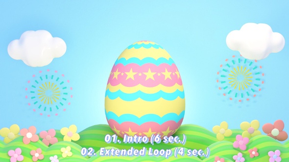 3D Happy Easter Greetings alt