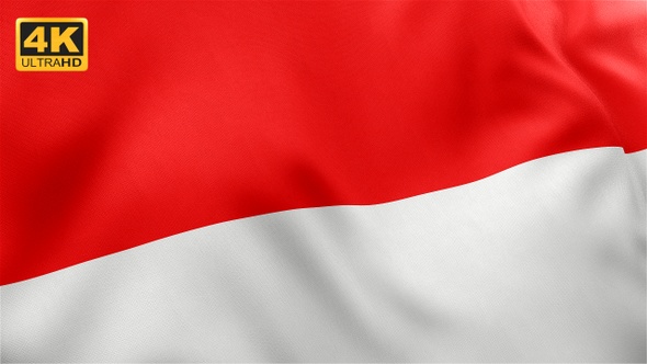 Indonesia Flag - 4K alt
