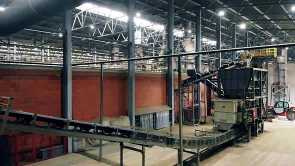 Storaging and Transporting Equipment at the Ceramics Factory alt