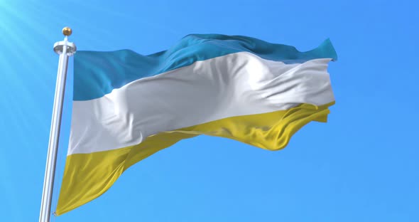 Flag of Crimean Karaites or Krymkaraylar alt