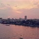 Purple Dusk Bangkok Downtown Near Chao Phraya River - VideoHive Item for Sale