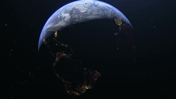 Zoom In Earth Florida During Sunrise alt