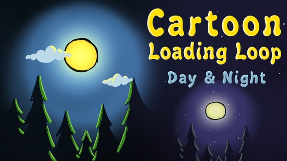 Loading Cartoon Night & Day